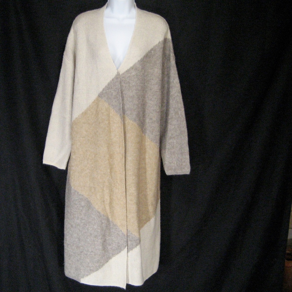 SINCERELY JULES ⚜ WOMEN'S BEIGE COMFORT LONG WINTER CARDIGAN